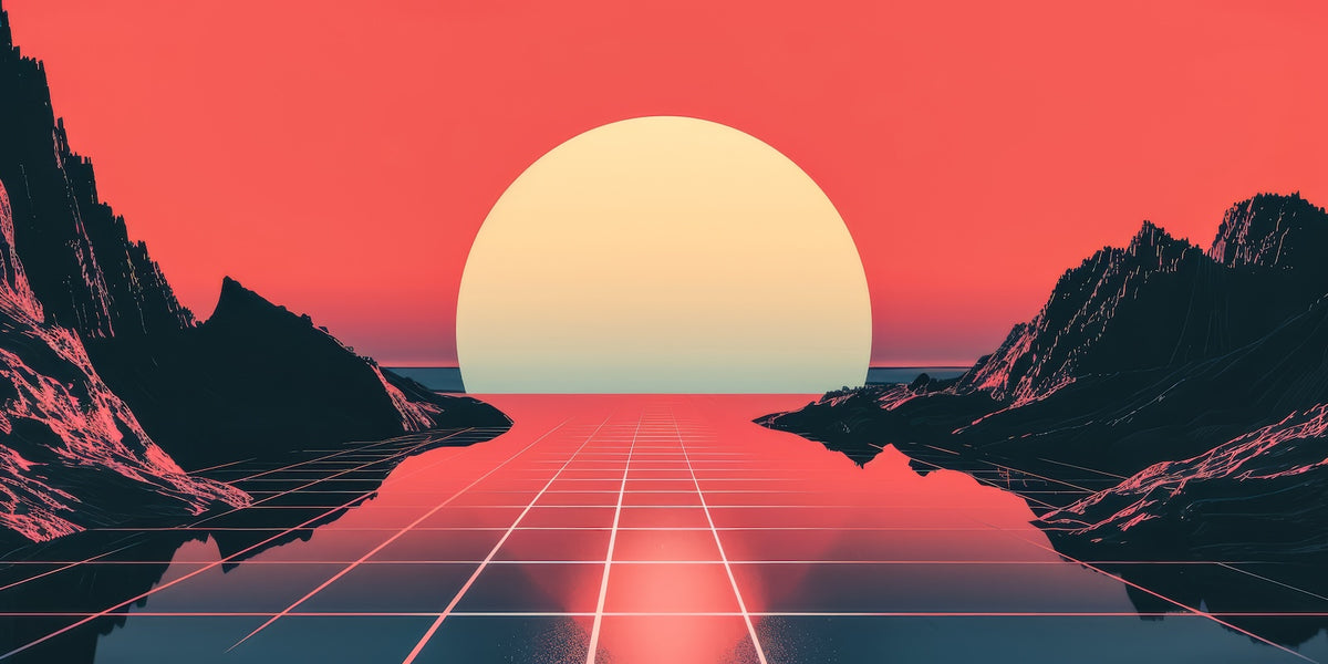Miami Wallpaper - Synthwave Sunset
