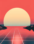 Miami Wallpaper - Synthwave Sunset
