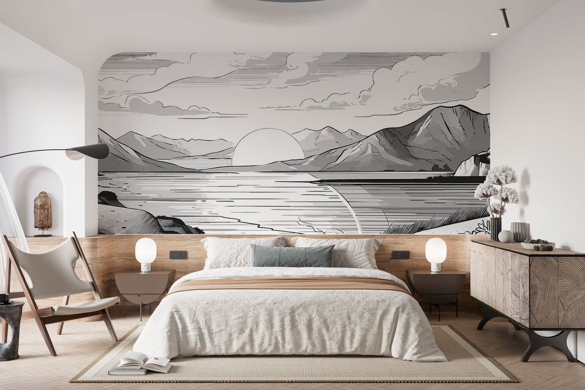 Papier peint 102 - mockup salon