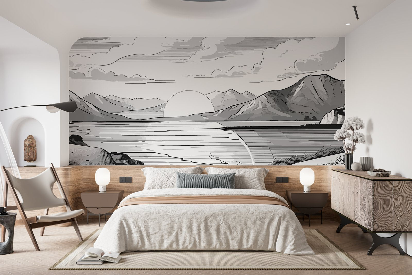 Papier peint 102 - mockup salon