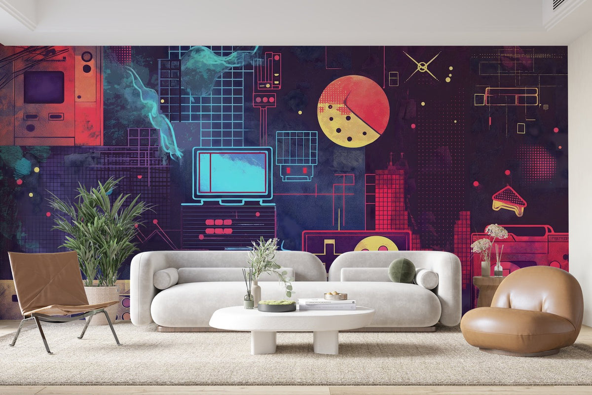 Papier peint 1020 - mockup chambre