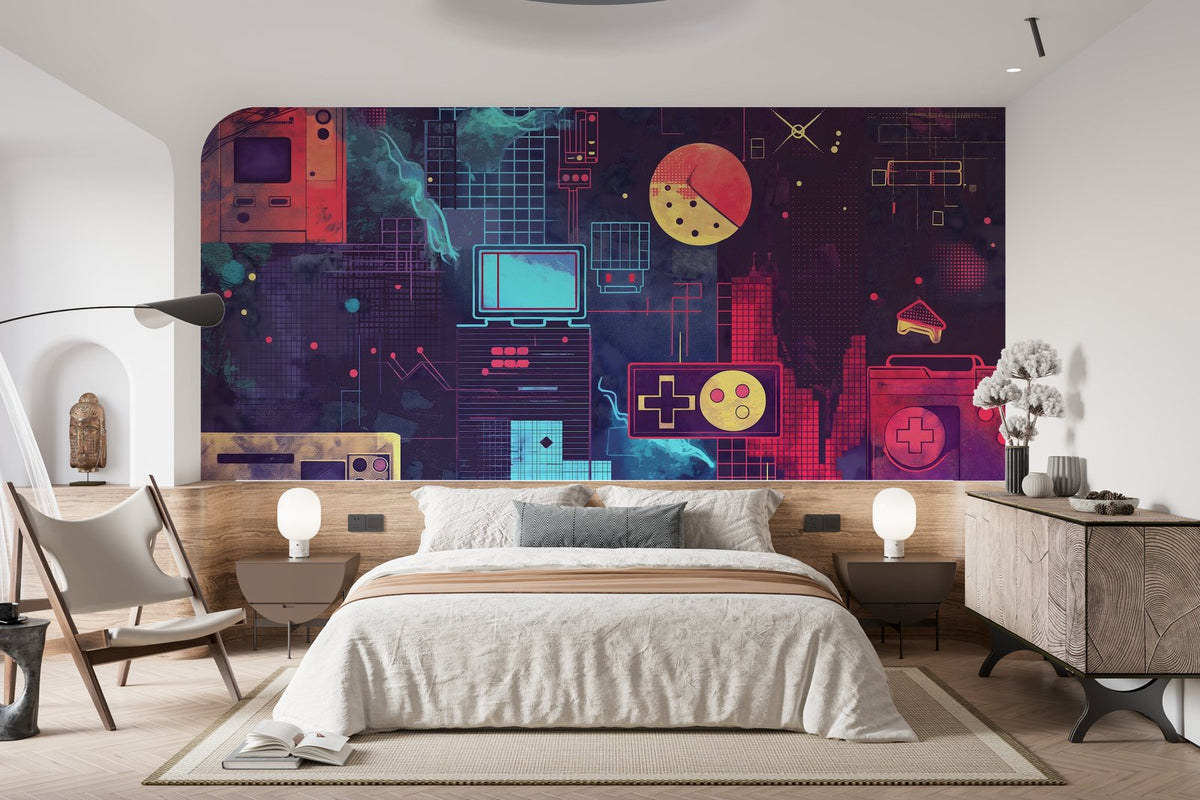 Papier peint 1020 - mockup salon