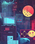 Miami Wallpaper - Pink Synthwave City