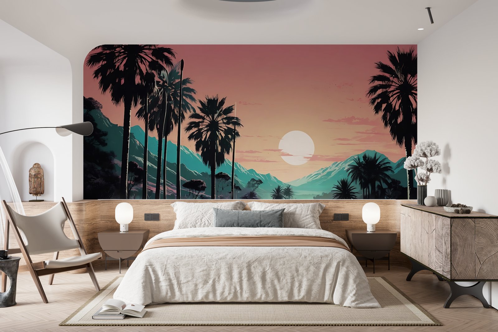 Papier peint 1021 - mockup salon