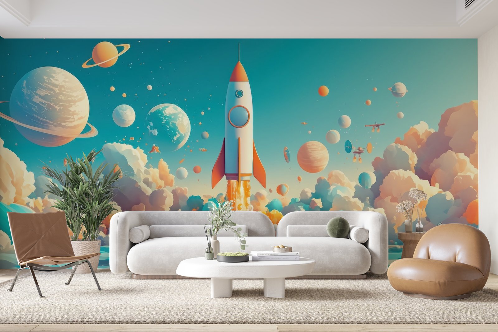 Papier peint 1027 - mockup chambre