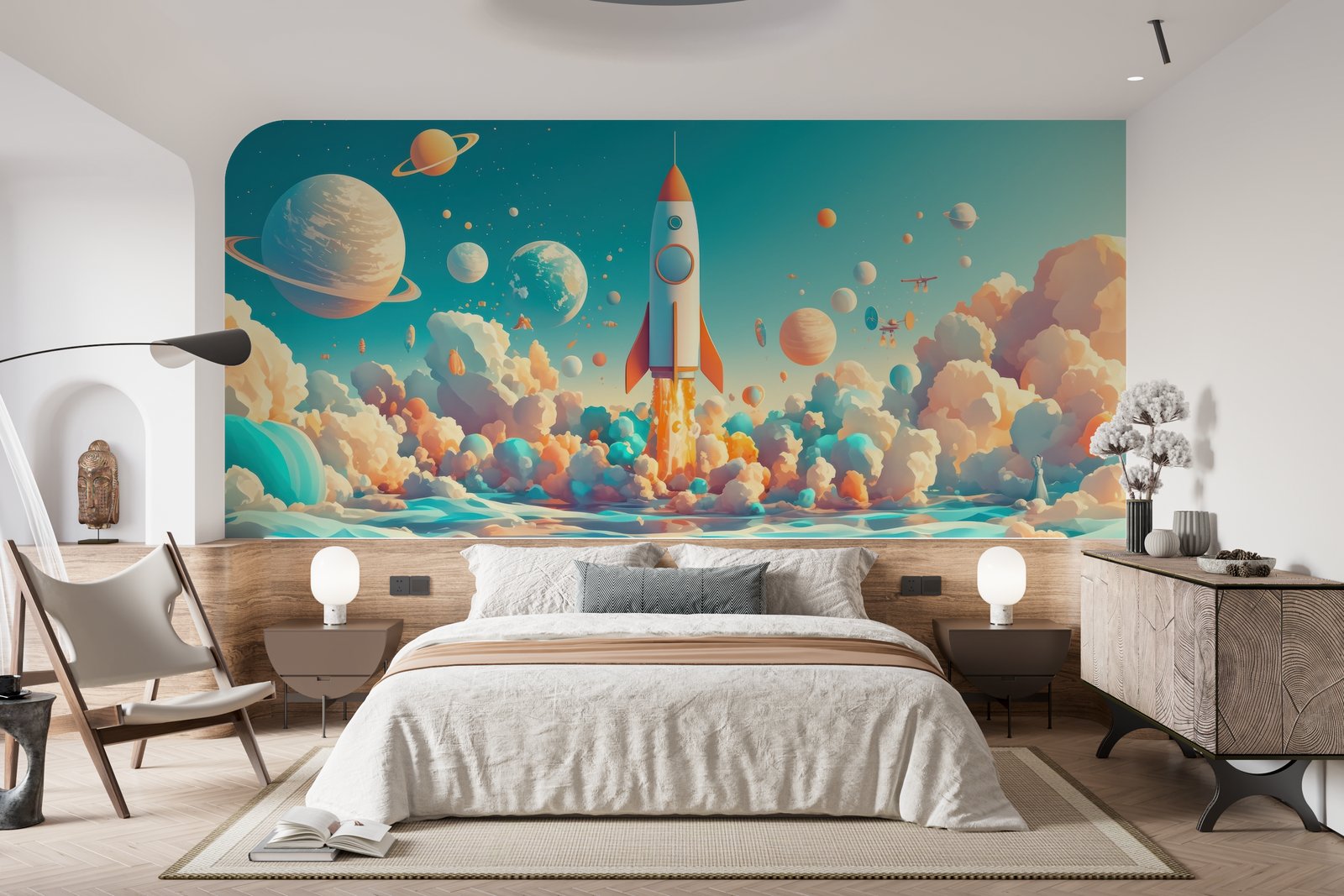 Papier peint 1027 - mockup salon