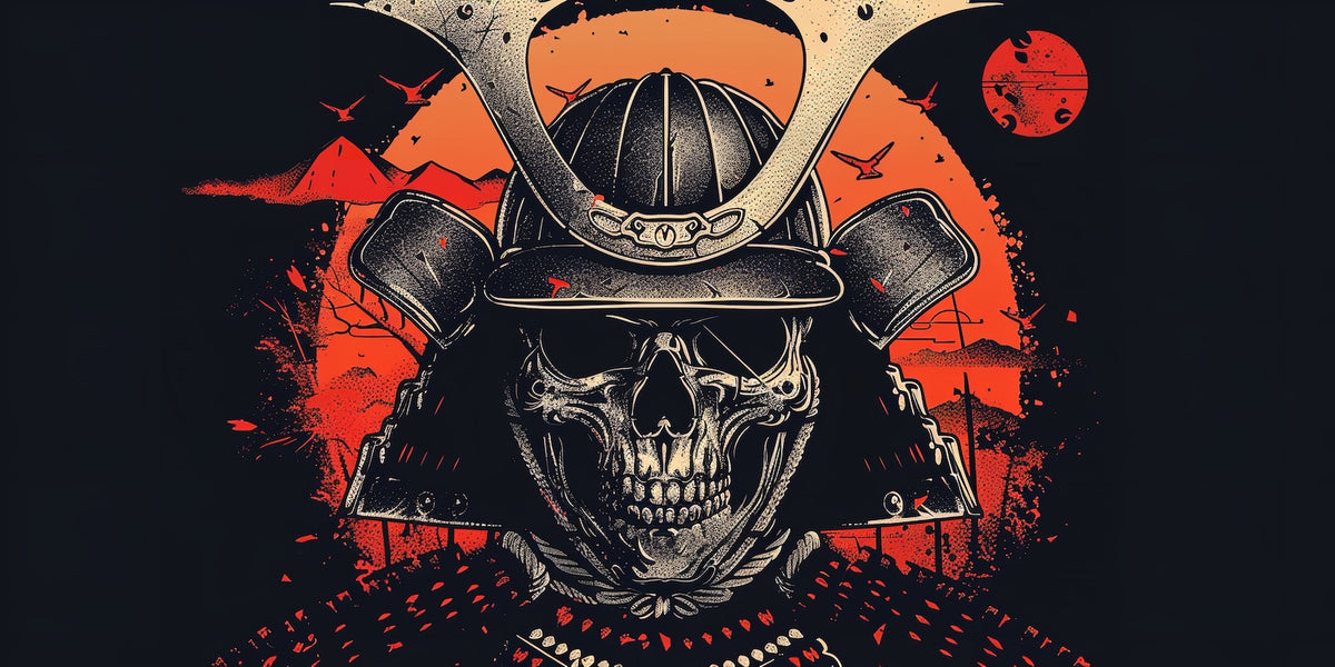 Samurai Wallpaper - Warrior Skull
