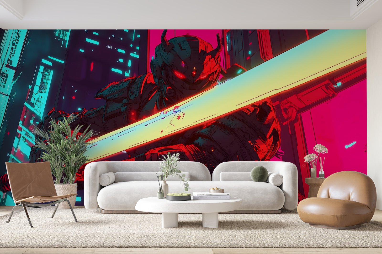 Papier peint 1038 - mockup chambre