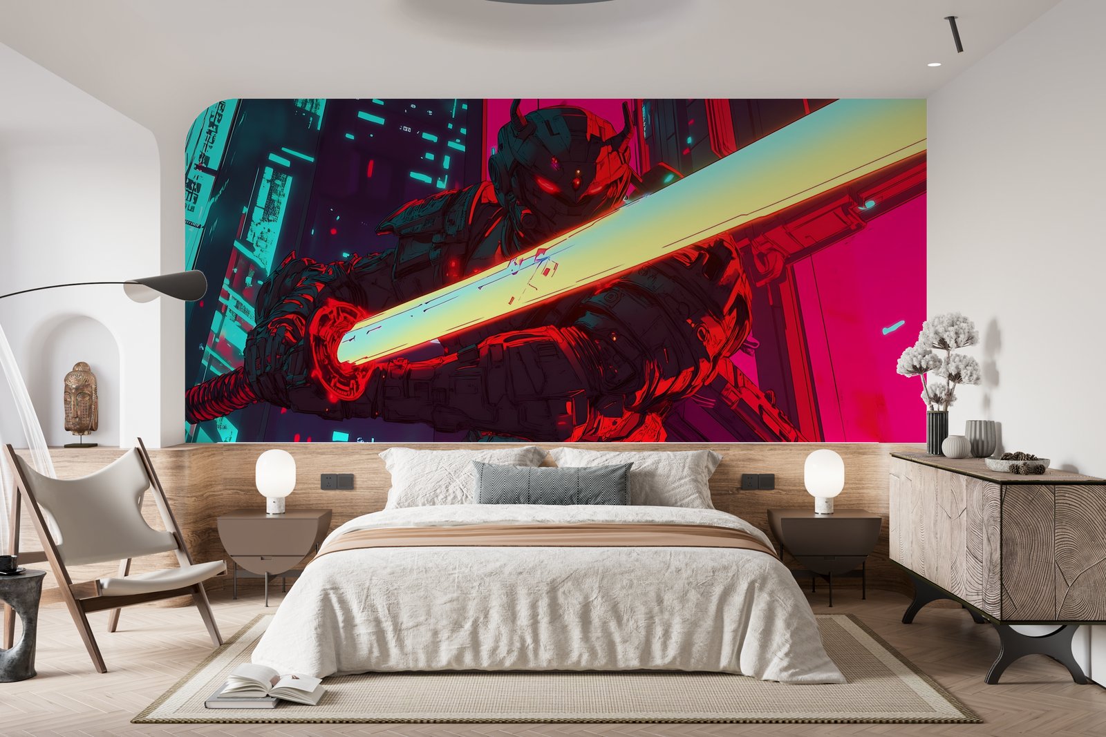 Papier peint 1038 - mockup salon