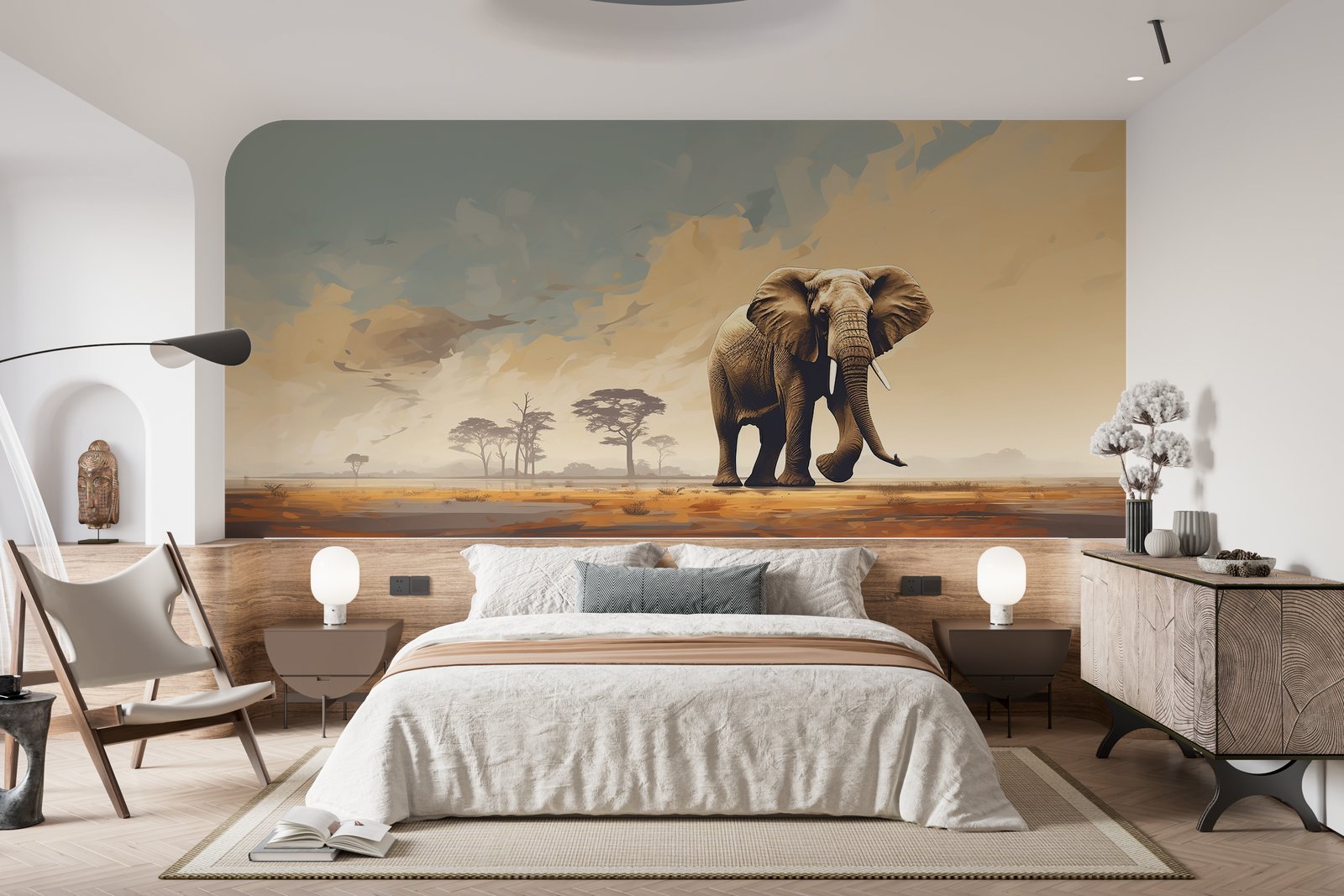 Papier peint 1040 - mockup salon