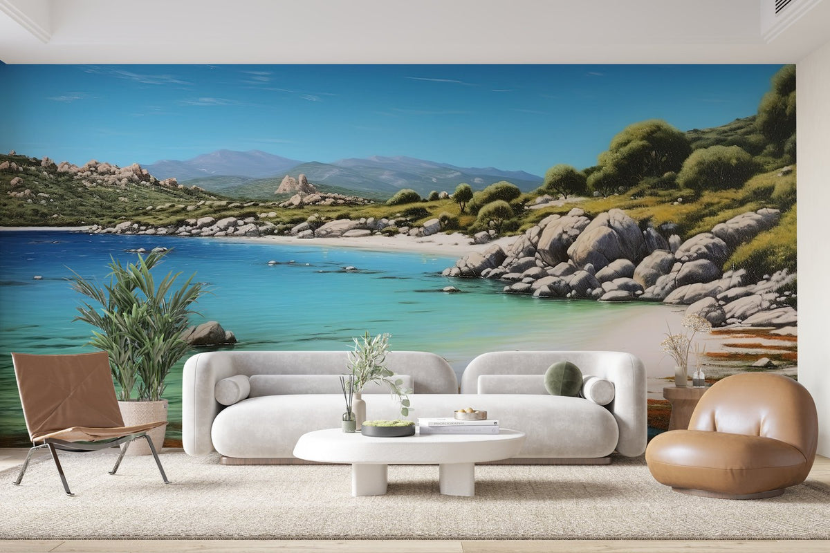 Papier peint 1043 - mockup chambre