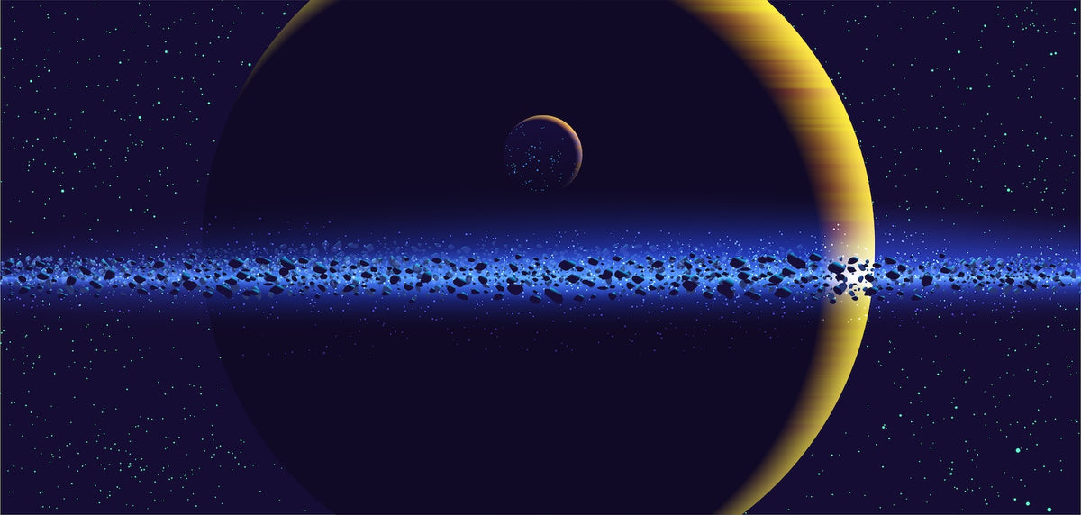 Wallpaper Space - Blue Lunar Eclipse