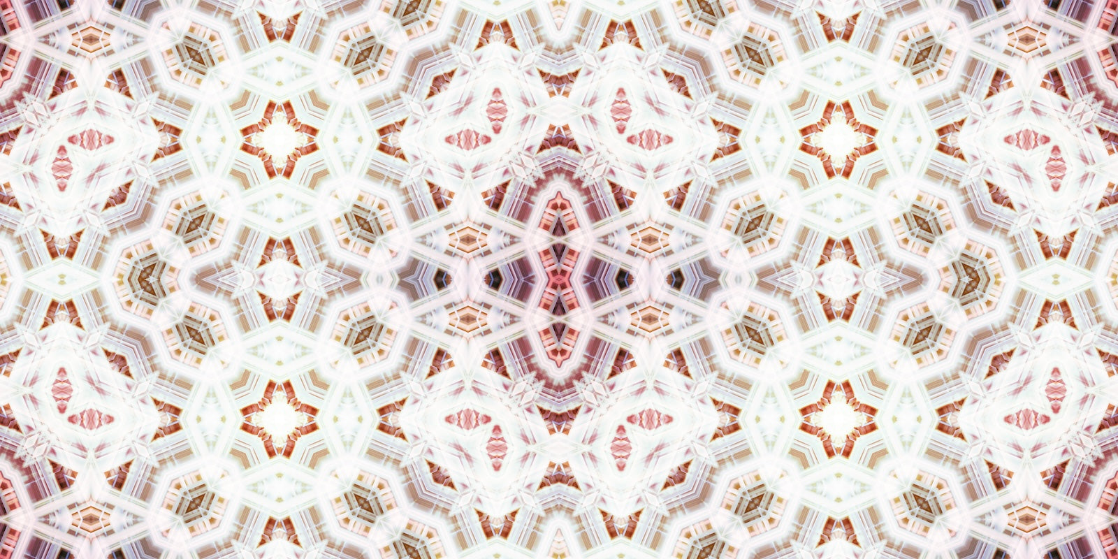 Papier Peint Géométrique - Mandala Symétrique