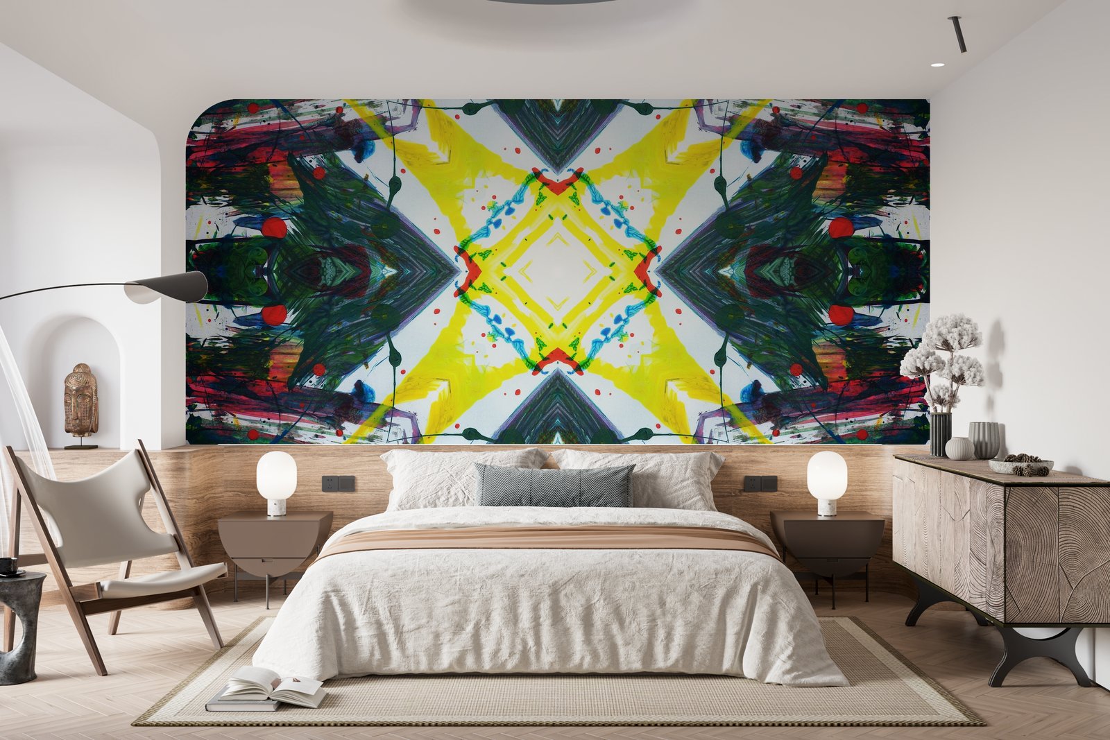 Papier peint 1056 - mockup salon
