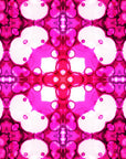 Papier Peint Floral - Motif Fuchsia Graphique