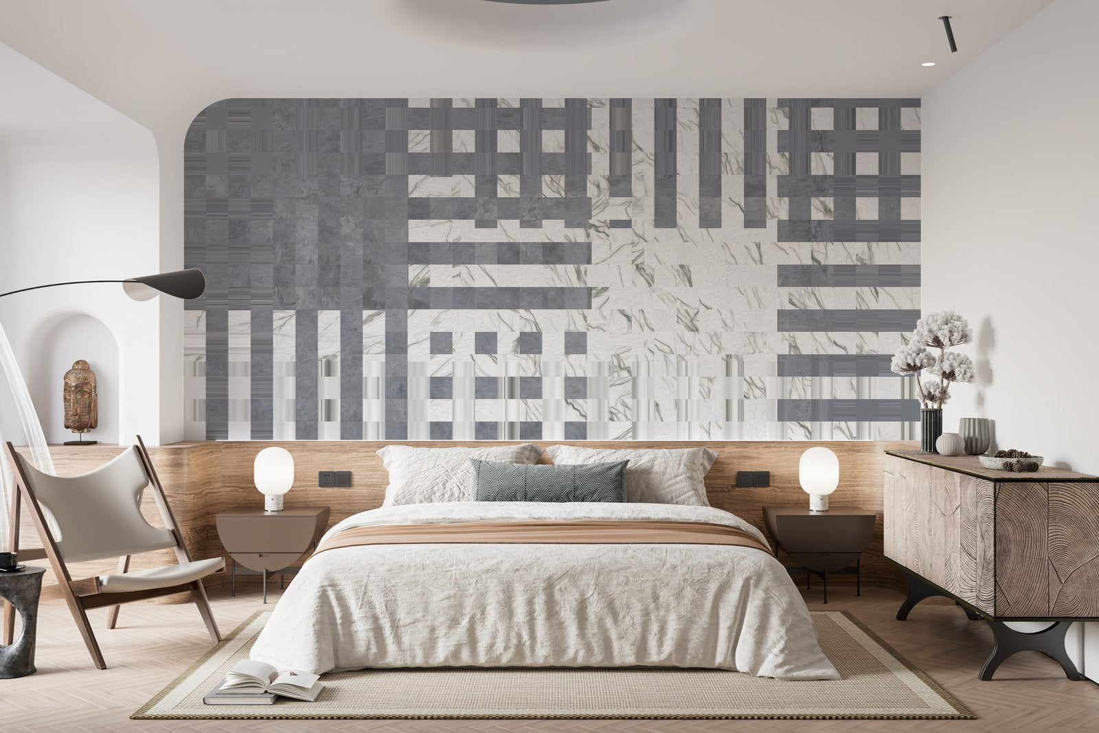 Papier peint 1063 - mockup salon