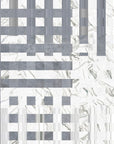 Papier Peint Géométrique - Lignes Grises Abstraites