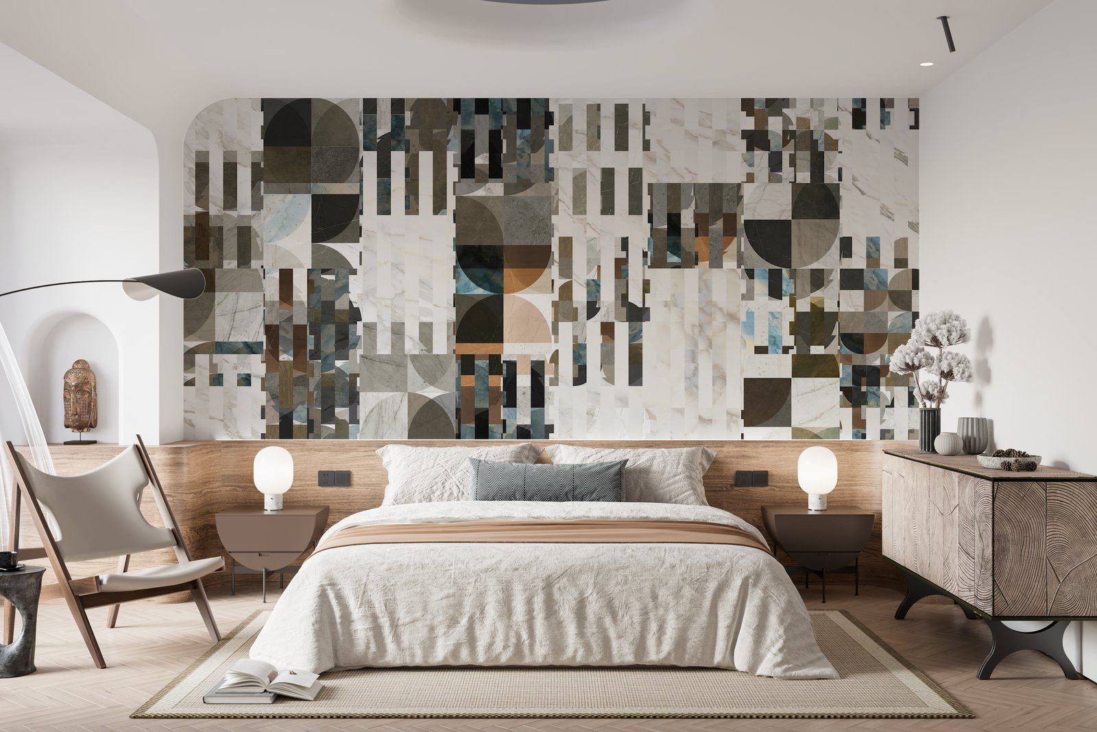Papier peint 1064 - mockup salon