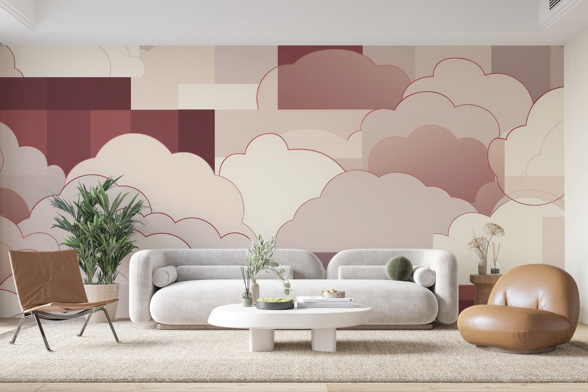 Papier peint 1066 - mockup chambre