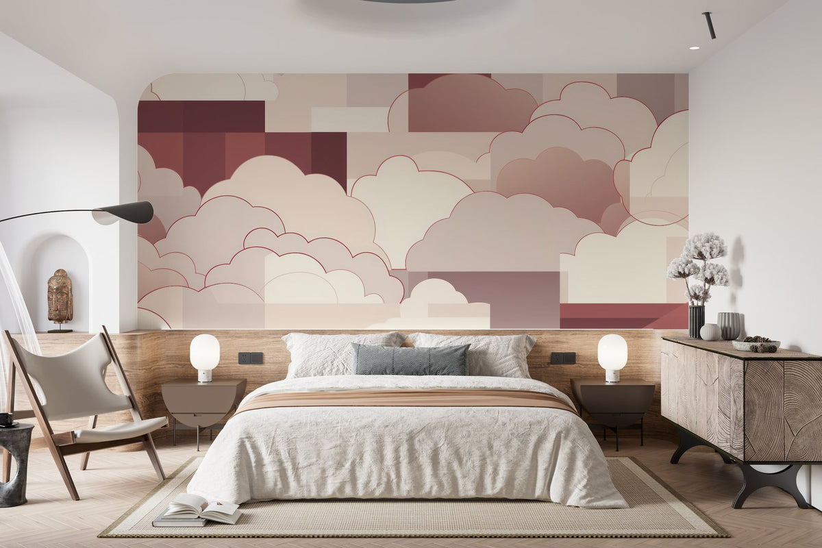 Papier peint 1066 - mockup salon
