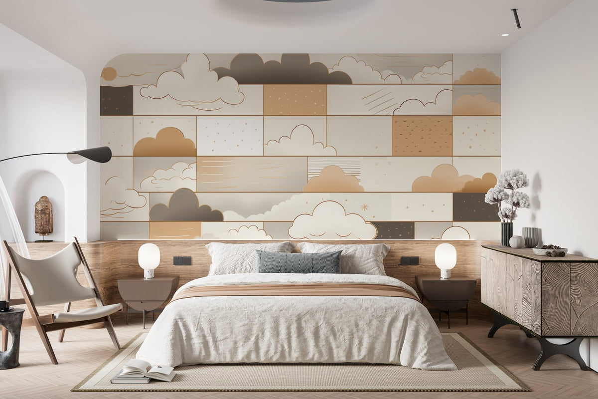 Papier peint 1067 - mockup salon