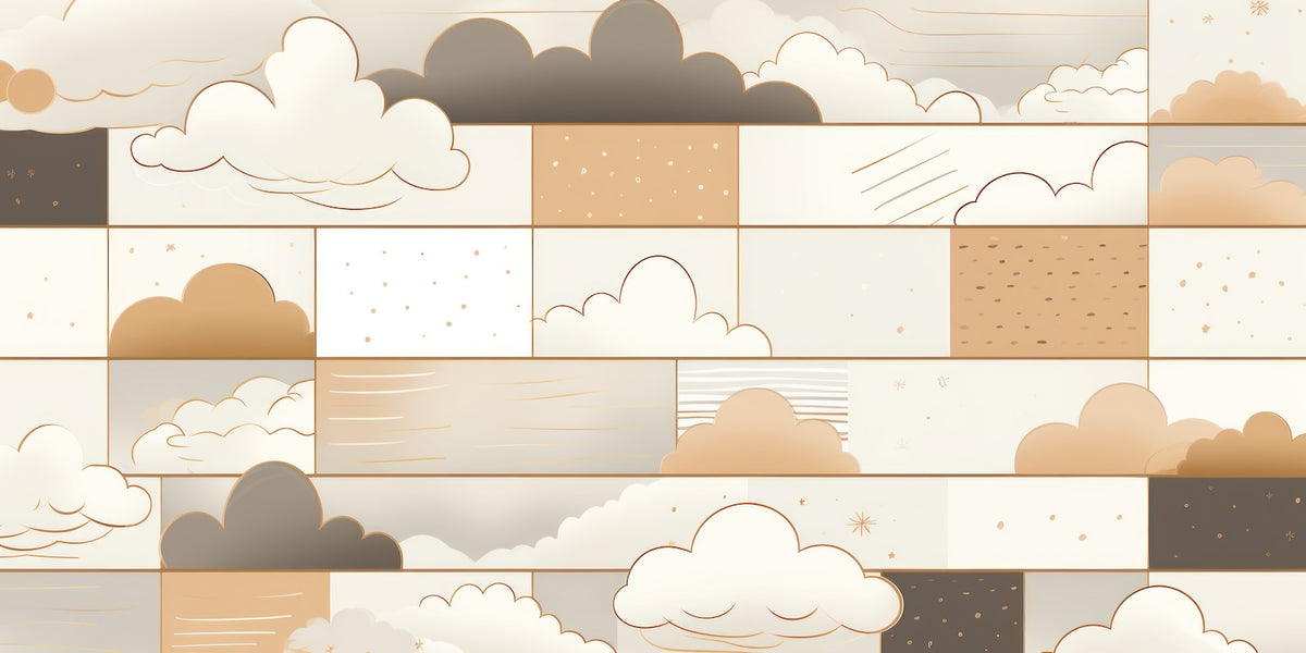 Papier Peint Texturé - Tissage Beige Clair