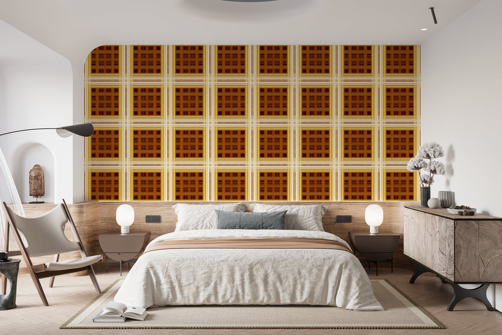 Papier peint 1069 - mockup salon