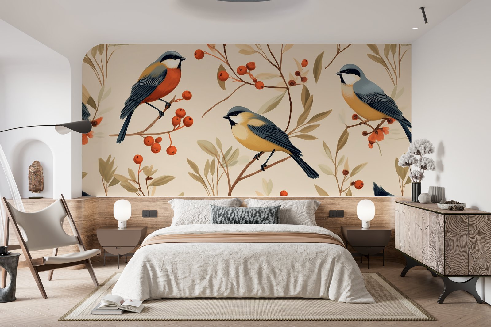 Papier peint 1072 - mockup salon