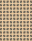 Geometric Wallpaper - Textured Beige Grid