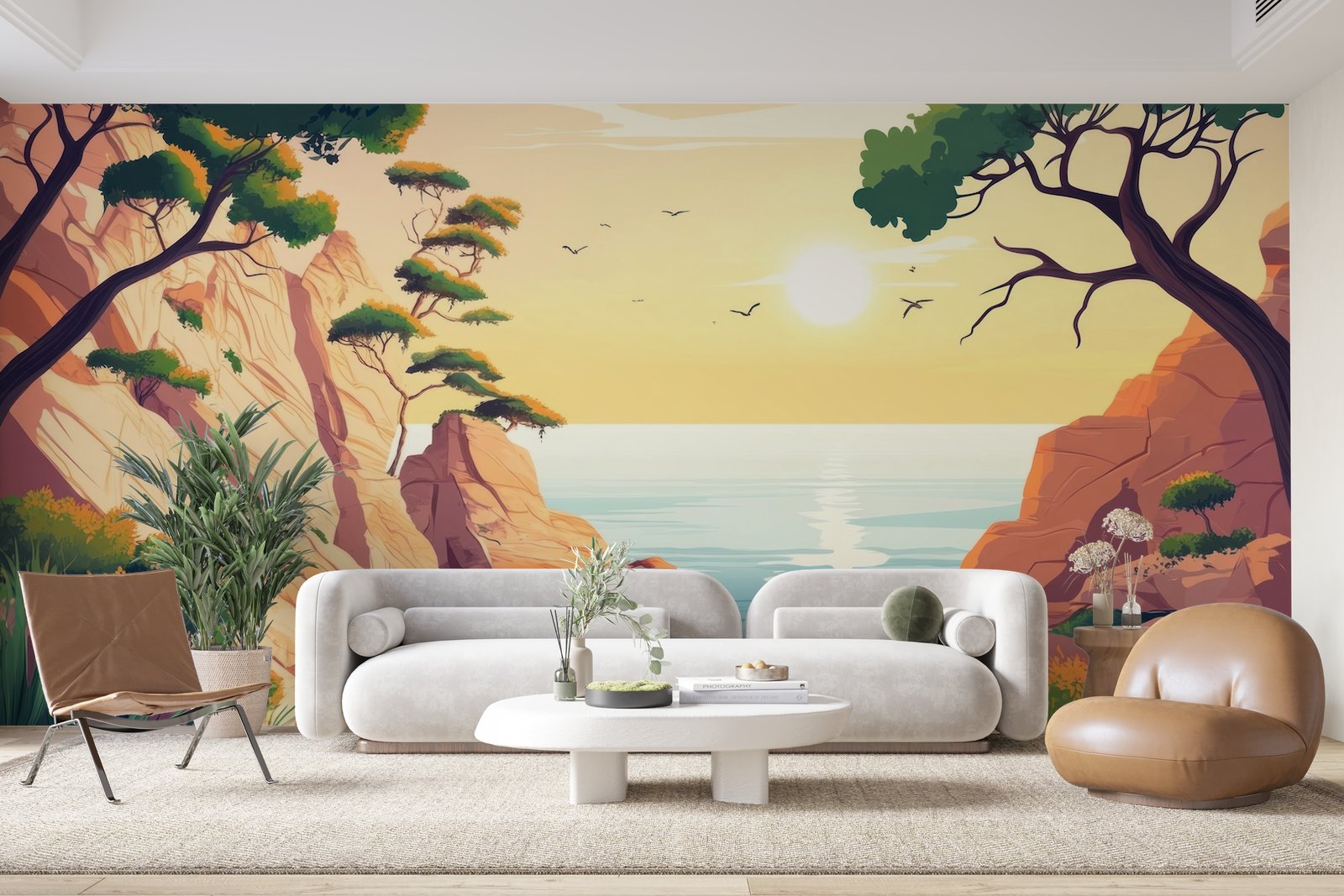 Papier peint 1078 - mockup chambre