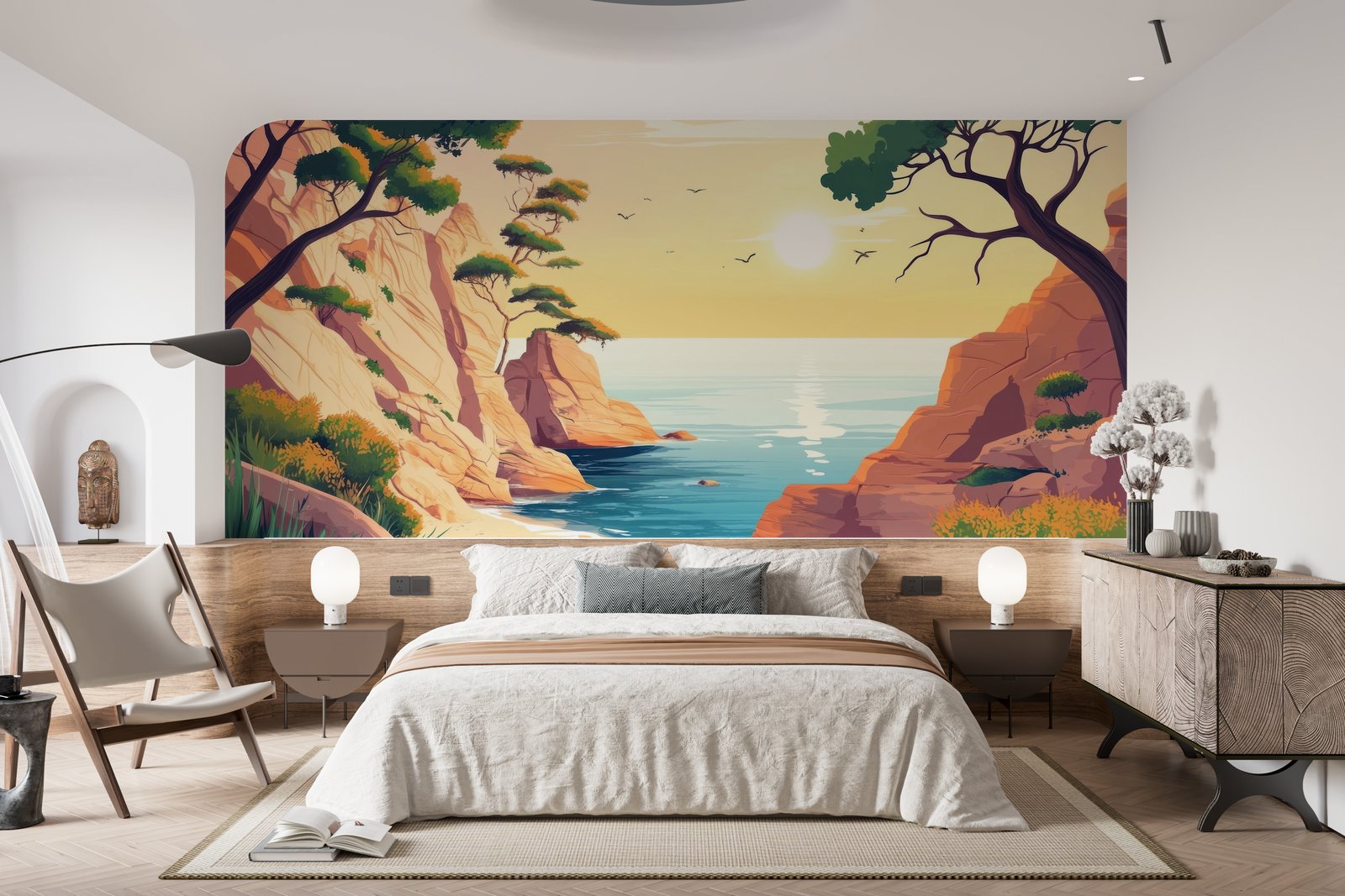 Papier peint 1078 - mockup salon