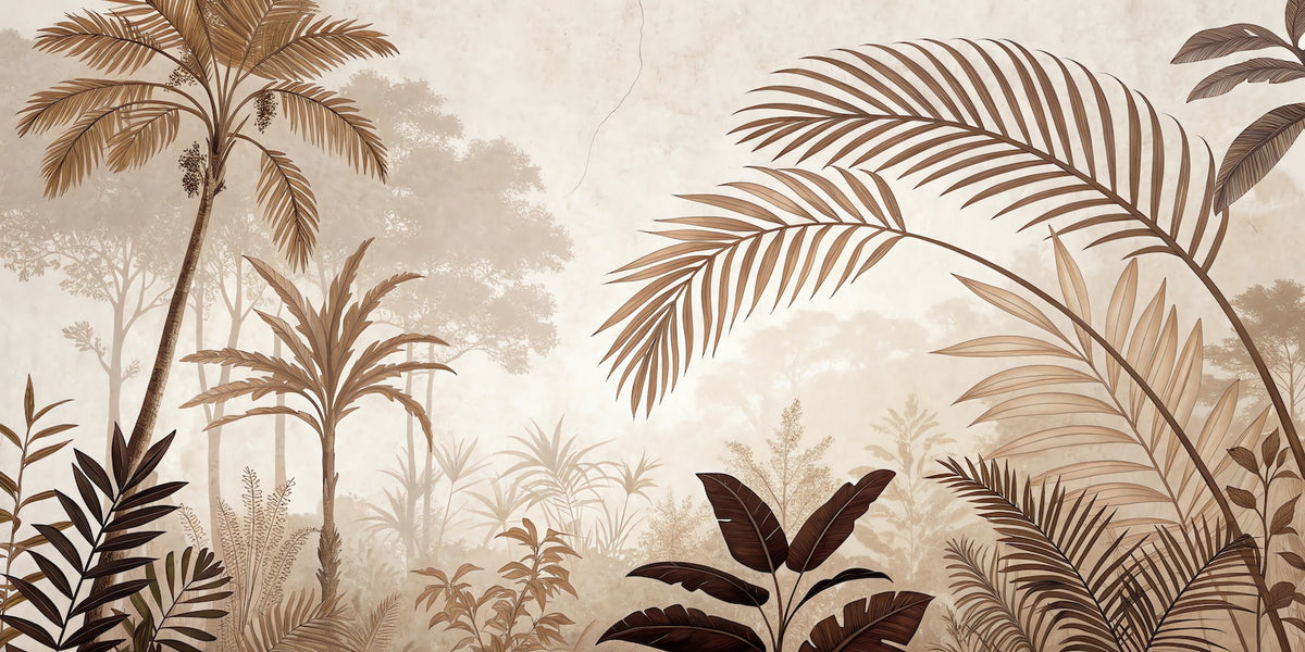 Forest Wallpaper - Golden Light in the Undergrowth