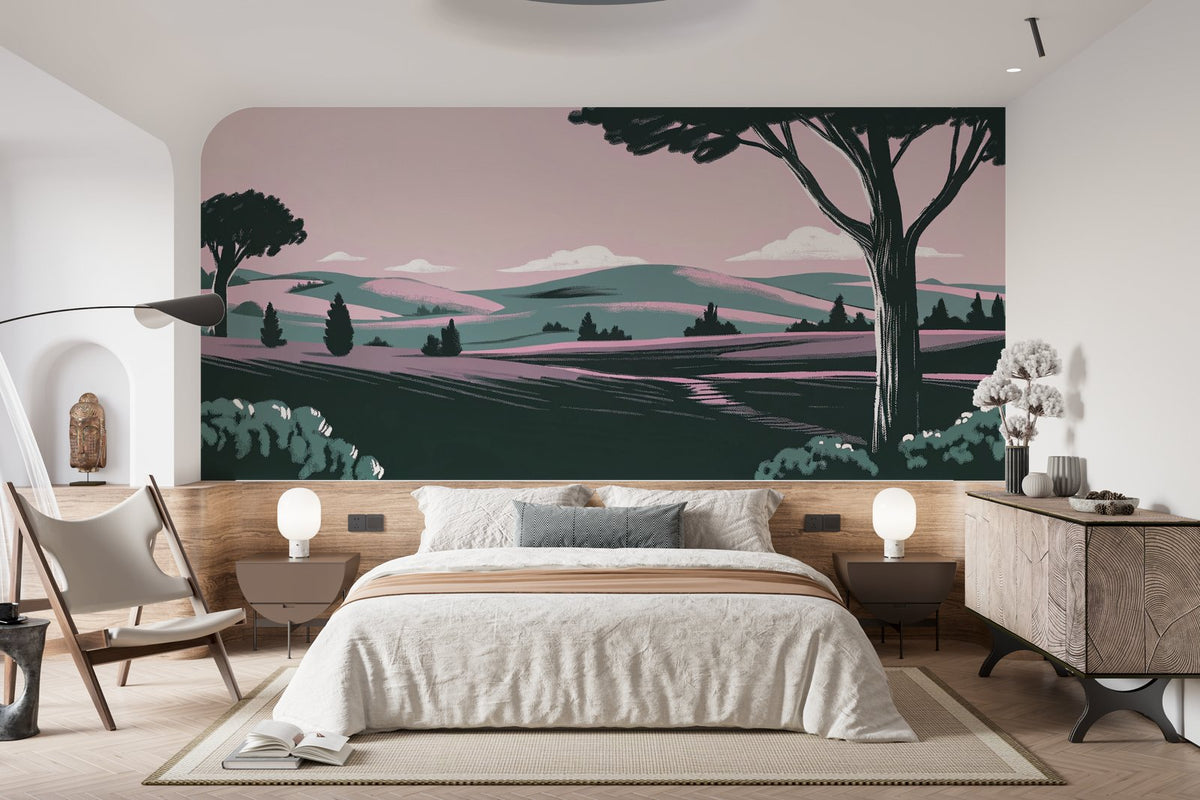Papier peint 1086 - mockup salon