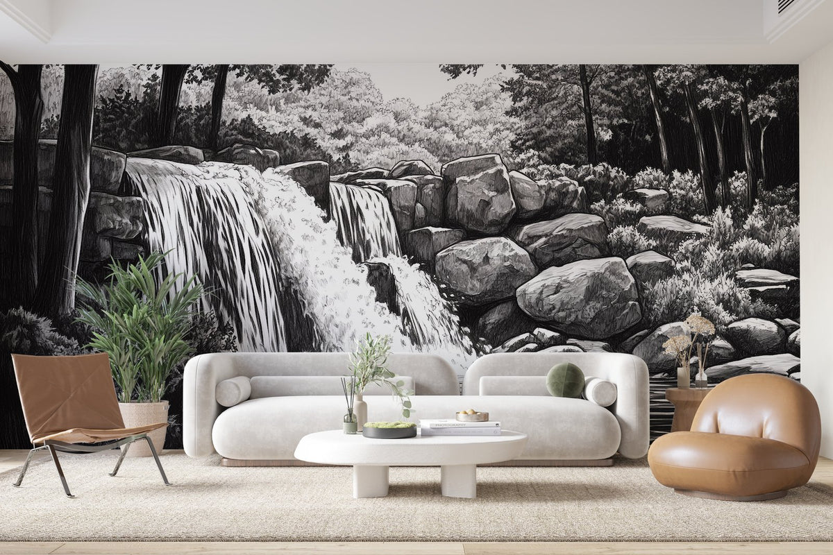 Papier peint 1099 - mockup chambre