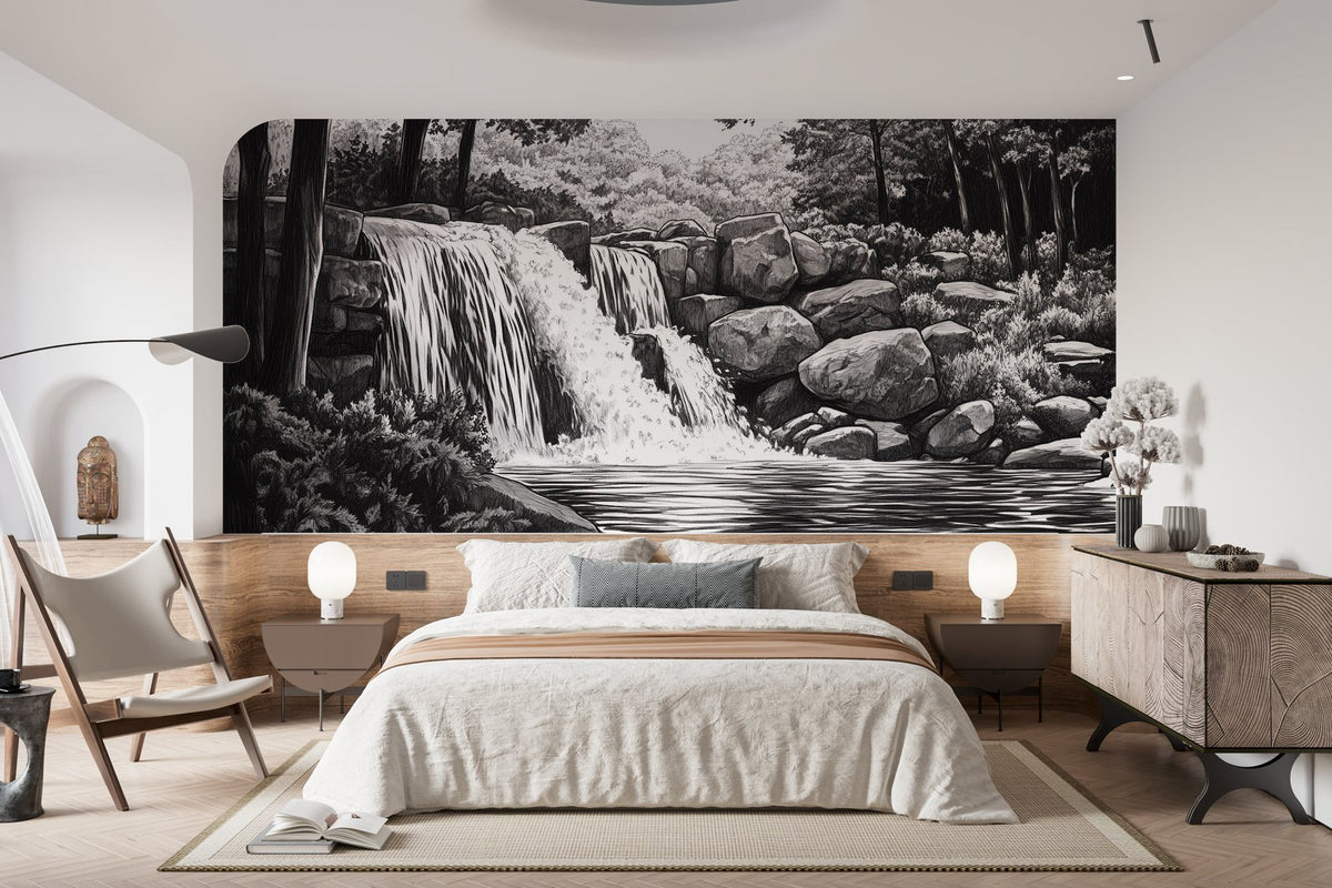 Papier peint 1099 - mockup salon