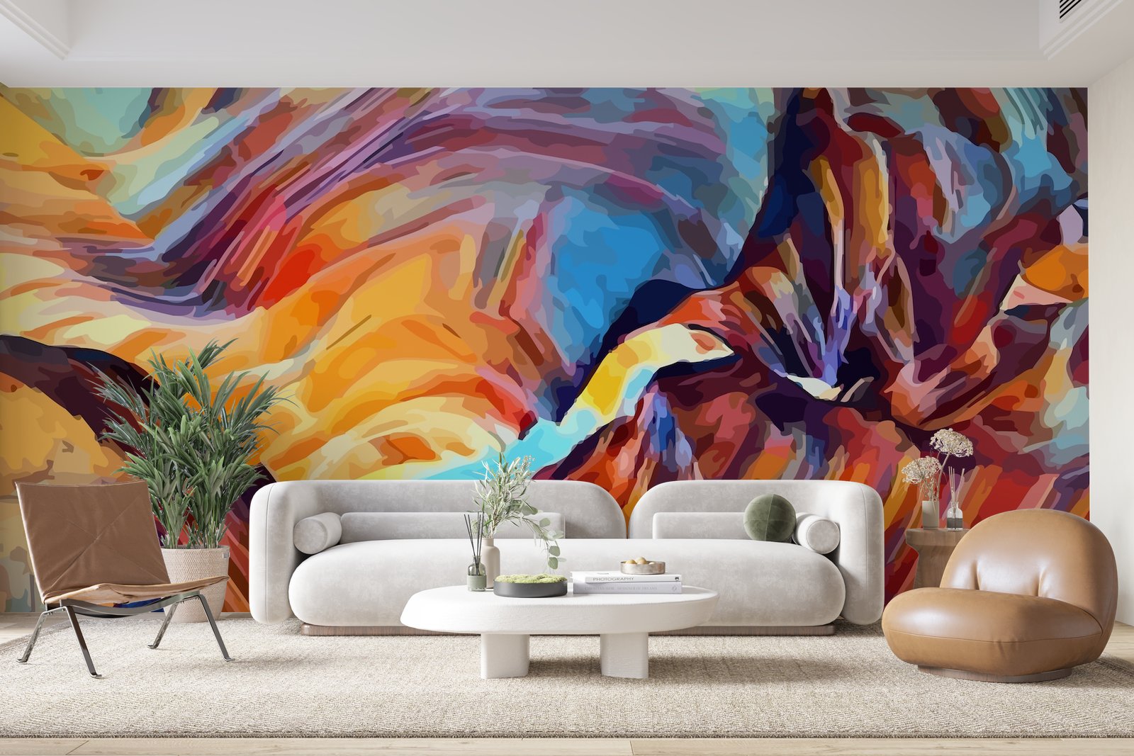 Papier peint 110 - mockup chambre