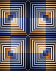 Geometric Wallpaper - Beige Textured Checkerboard