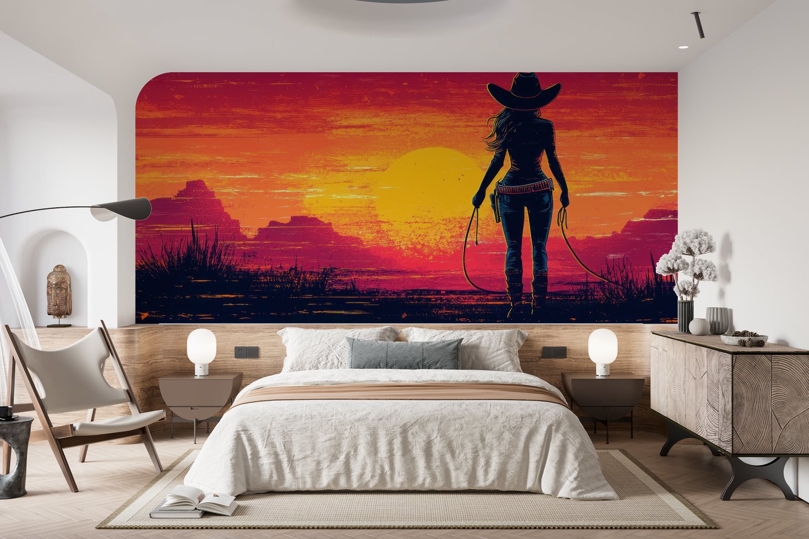 Papier peint 1103 - mockup salon