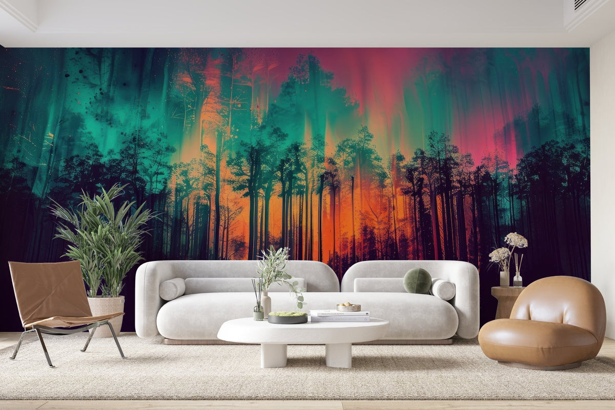 Papier peint 1107 - mockup chambre