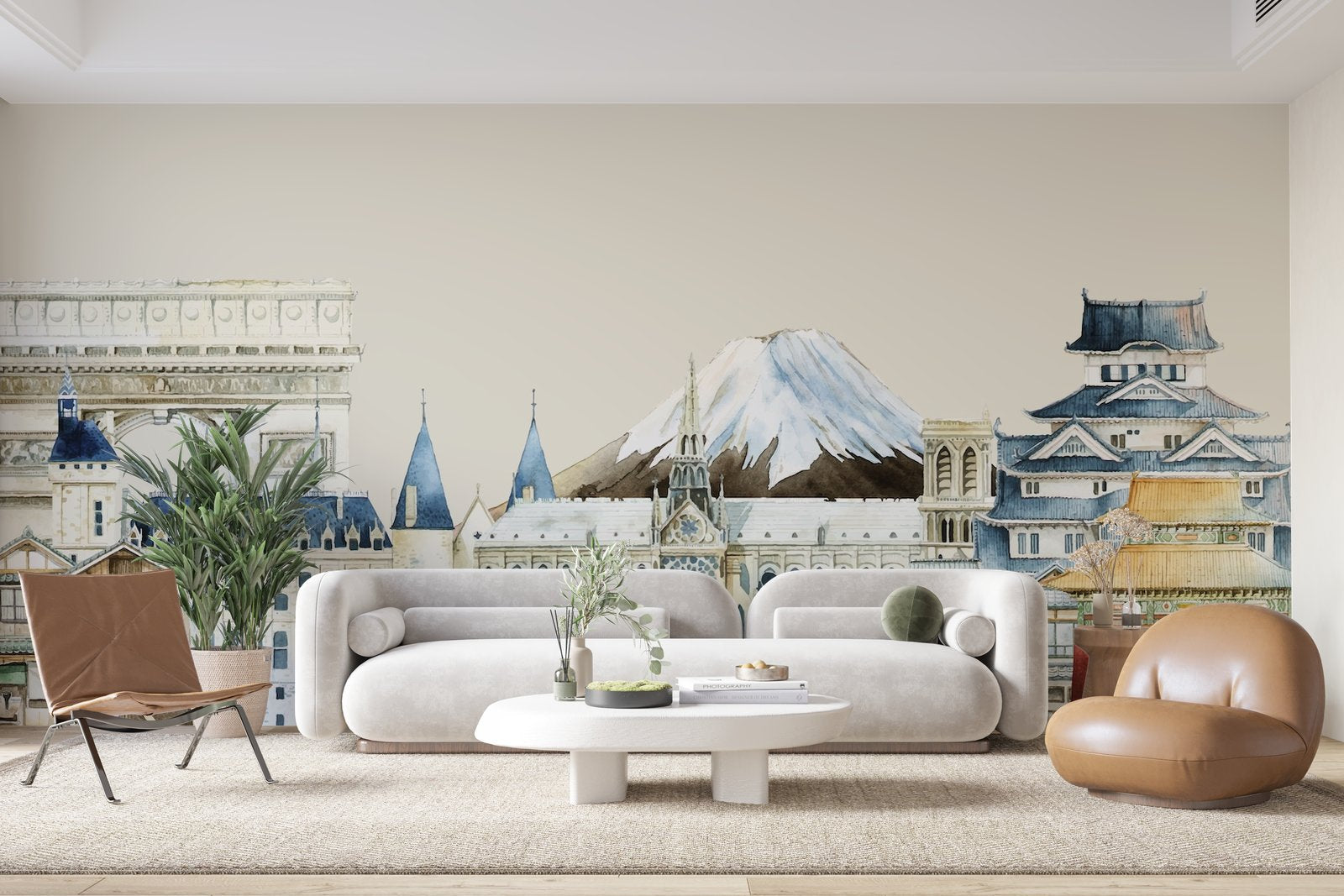 Papier peint 111 - mockup chambre