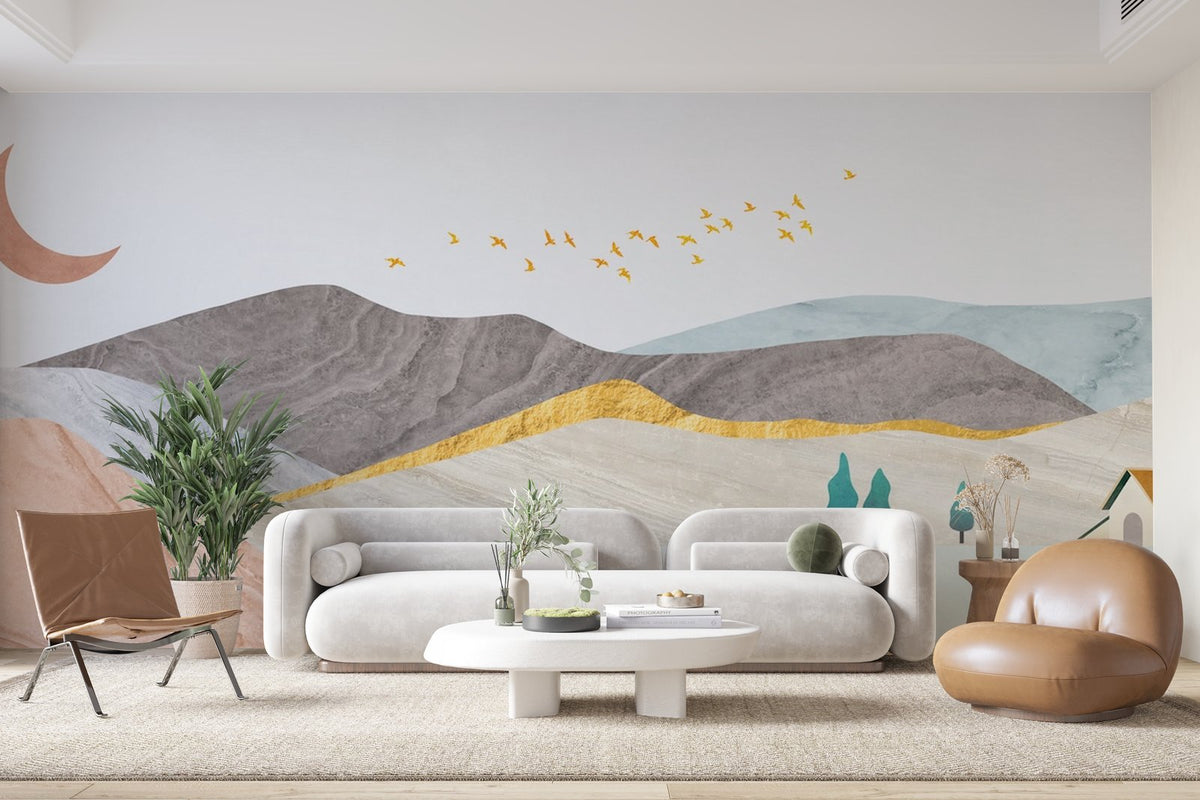 Papier peint 1110 - mockup chambre