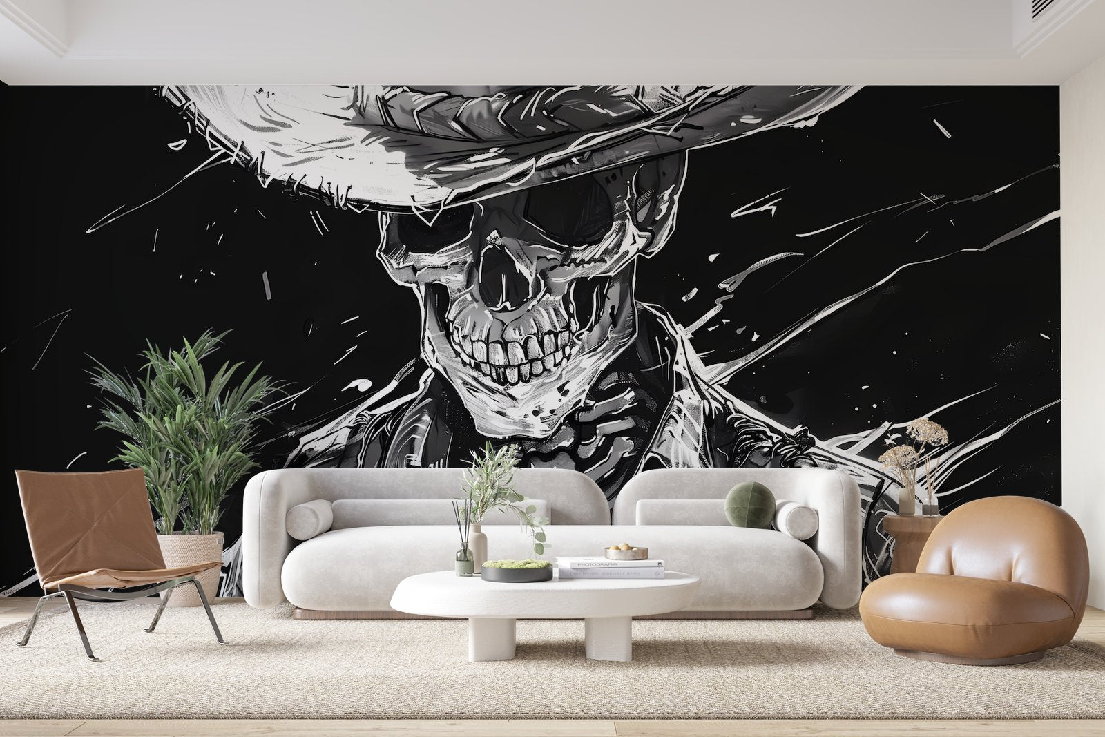 Papier peint 1119 - mockup chambre