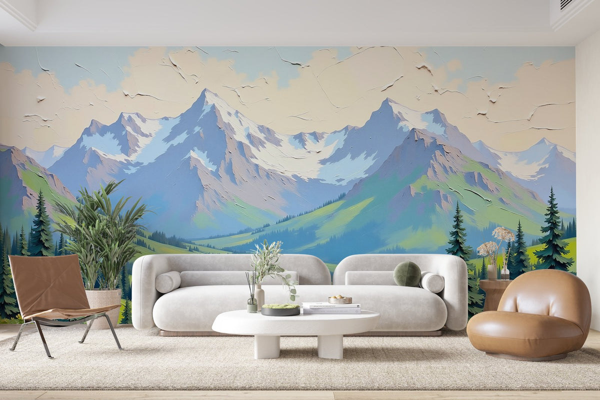 Papier peint 1125 - mockup chambre
