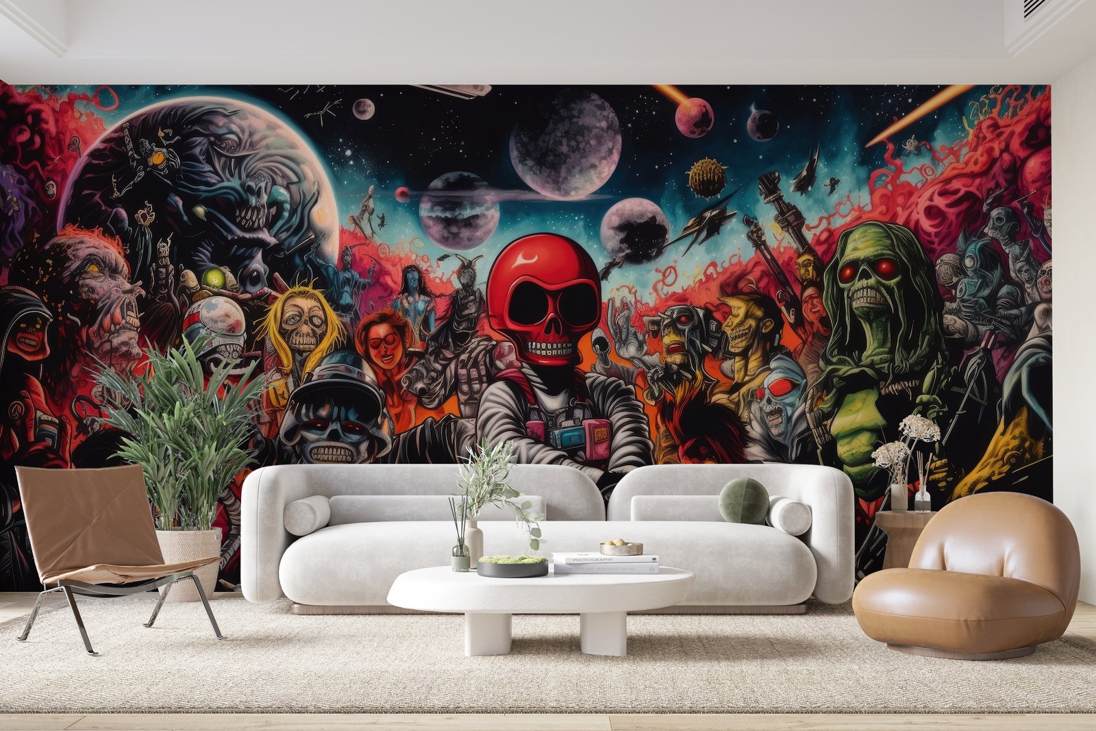 Papier peint 1128 - mockup chambre