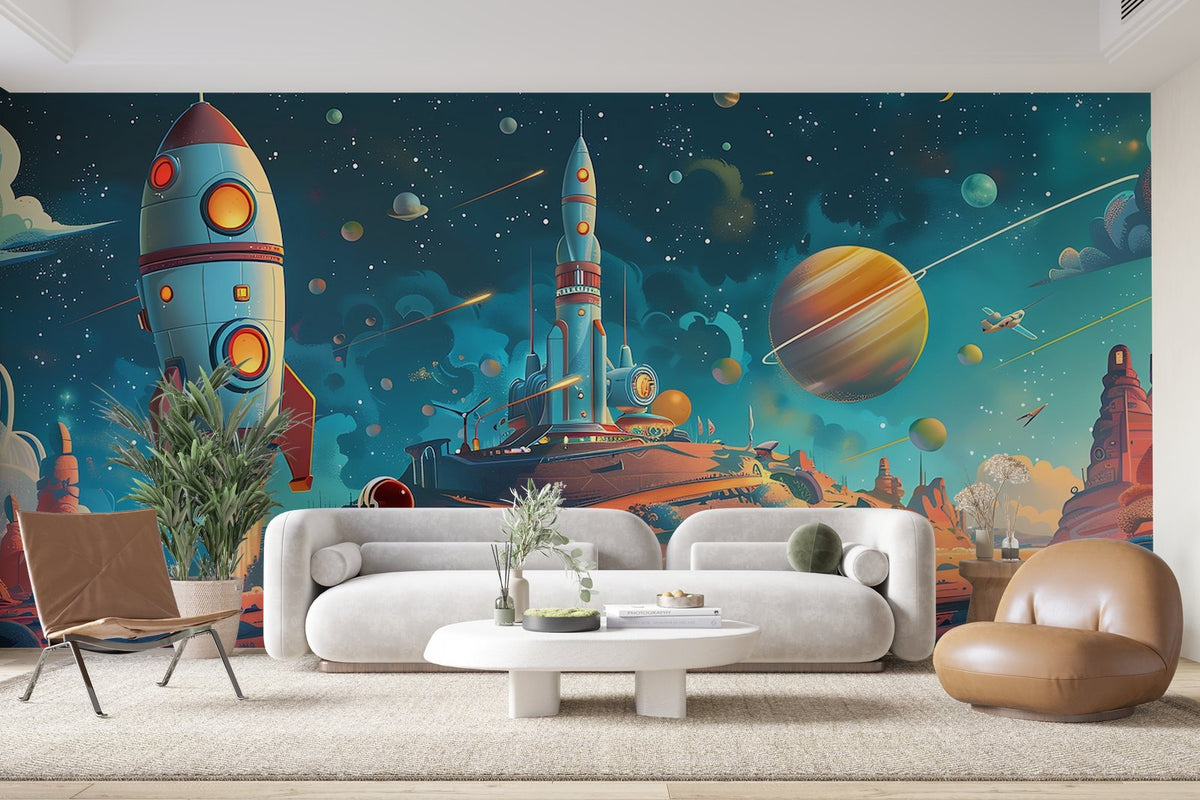 Papier peint 1129 - mockup chambre