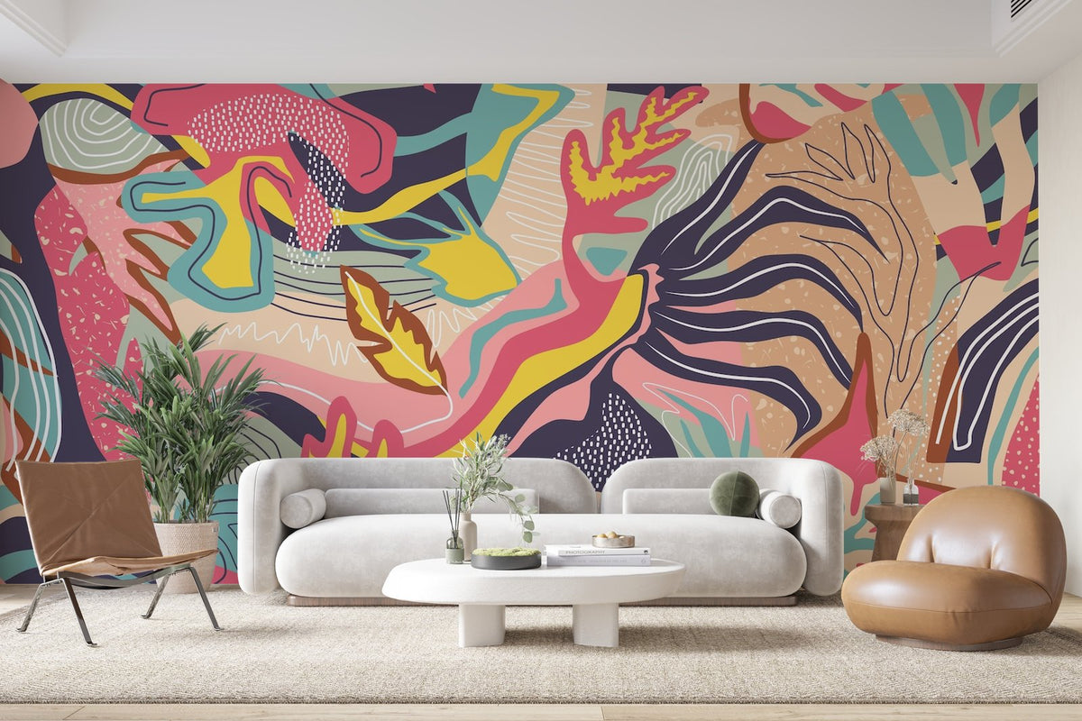Papier peint 1136 - mockup chambre