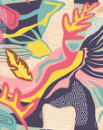 Abstract Wallpaper - Colorful Wildlife Pattern