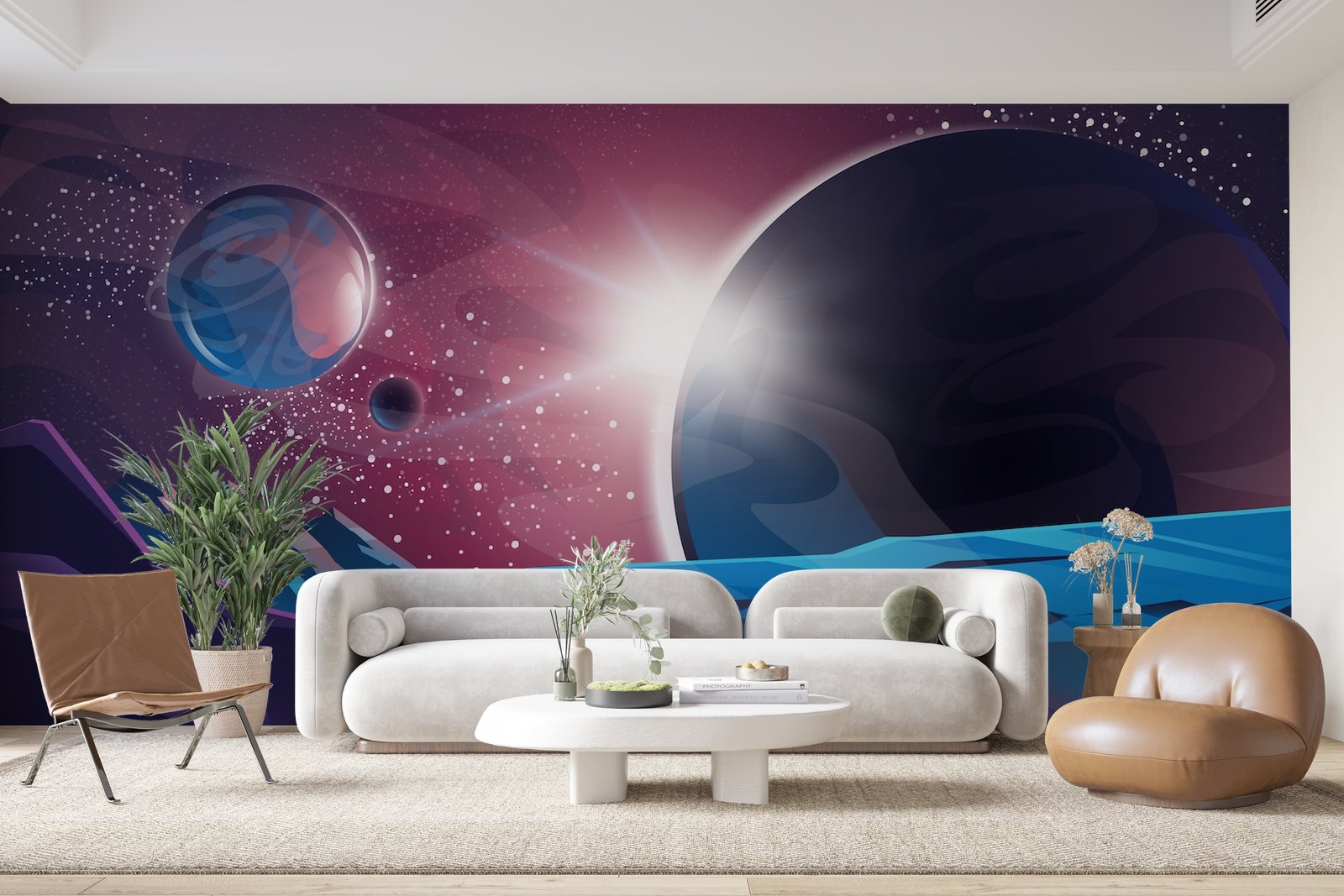 Papier peint 114 - mockup chambre