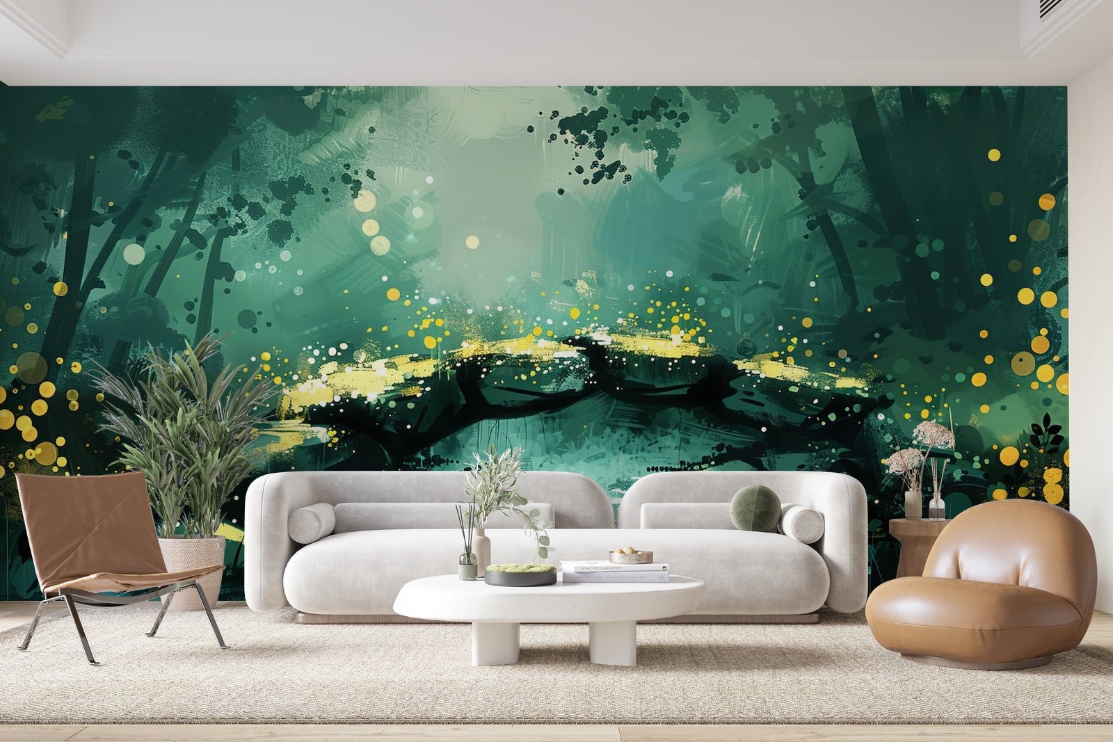 Papier peint 1141 - mockup chambre