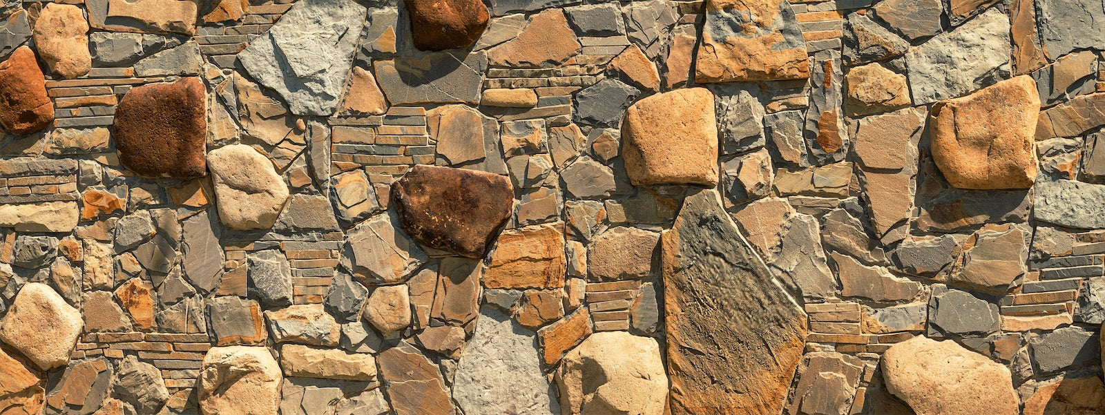 Papier Peint Pierre - Mur en Pierres Naturelles